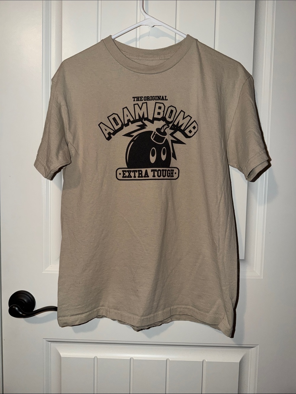 "Adam Bomb" Graphic Tee - Beige